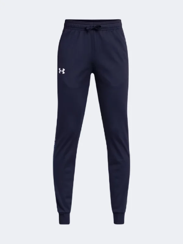 Under Armour Brawler 2 Tapered Boys Training Pant Midnight Navy/White