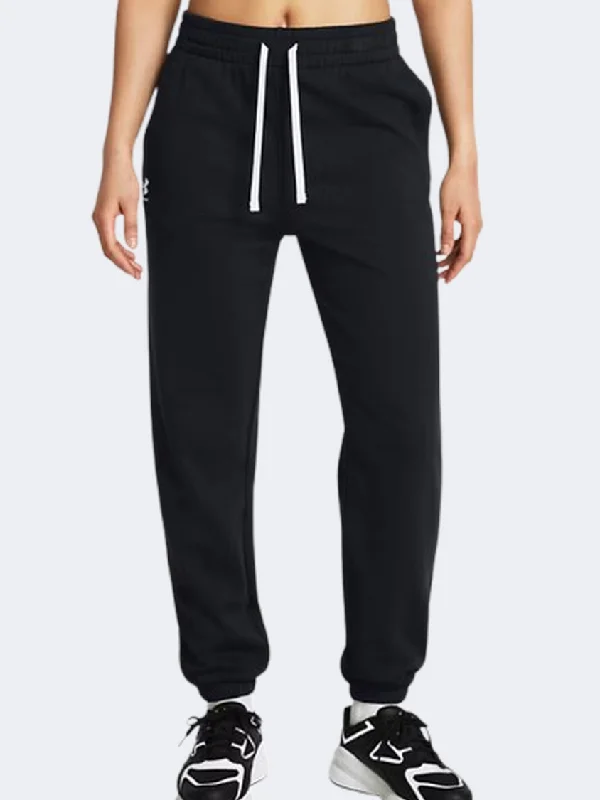 Under Armour Rival Terry Women Lifestyle Pant Black/White