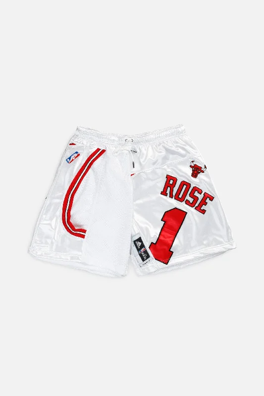 Unisex Rework Chicago Bulls NBA Jersey Shorts - L