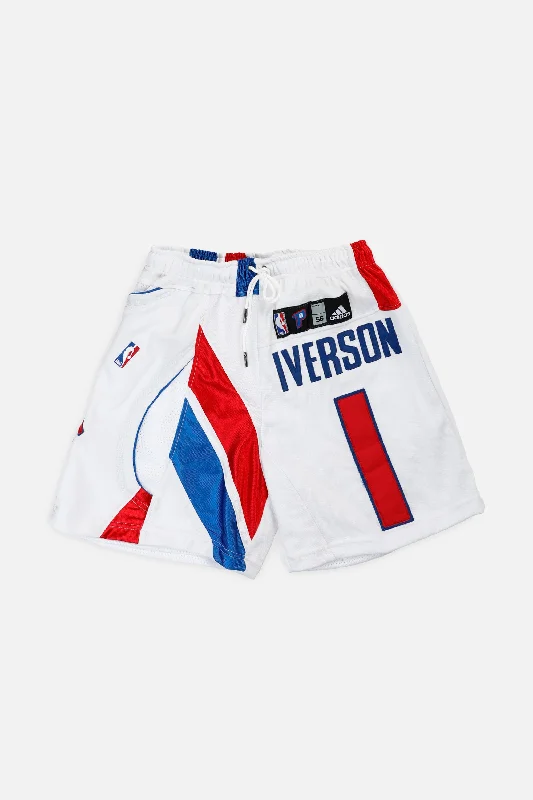 Unisex Rework Detroit Pistons NBA Jersey Shorts - S