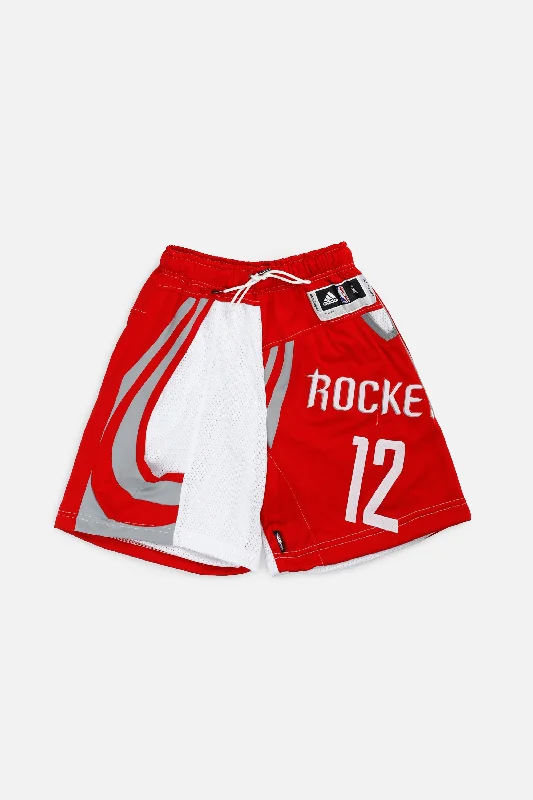 Unisex Rework Houston Rockets NBA Jersey Shorts - XS