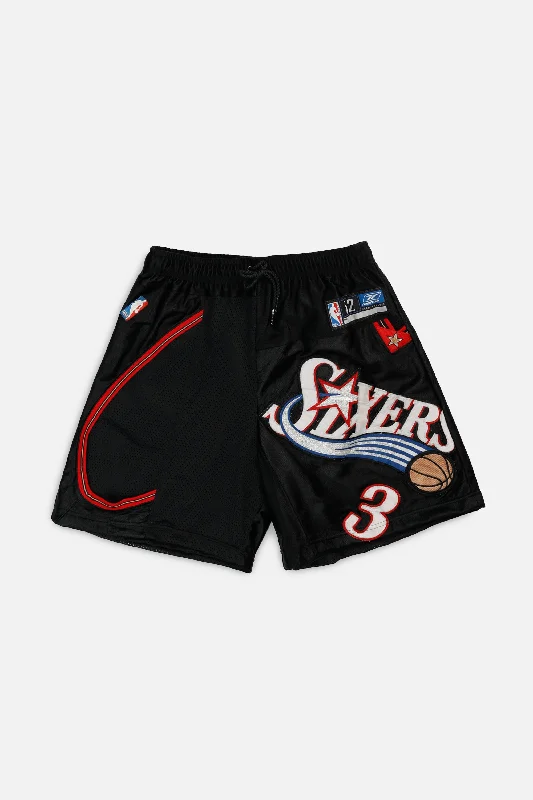 Unisex Rework Philadelphia 76ers NBA Jersey Shorts - M