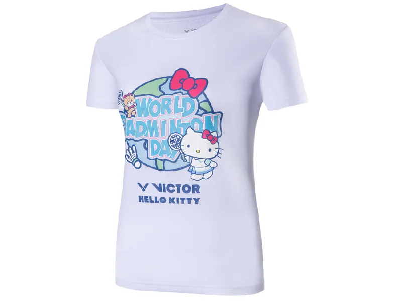 VICTOR x HELLO KITTY World Badminton Day T-KT301A Shirt [White]