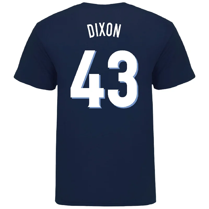 Villanova Men's Basketball Student Athlete Navy T-Shirt #43 Eric Dixon