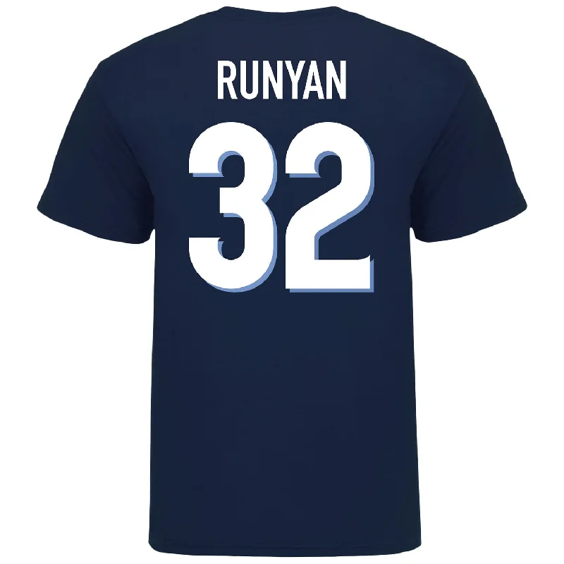 Villanova Women's Basketball Student Athlete Navy T-Shirt #32 Bella Runyan