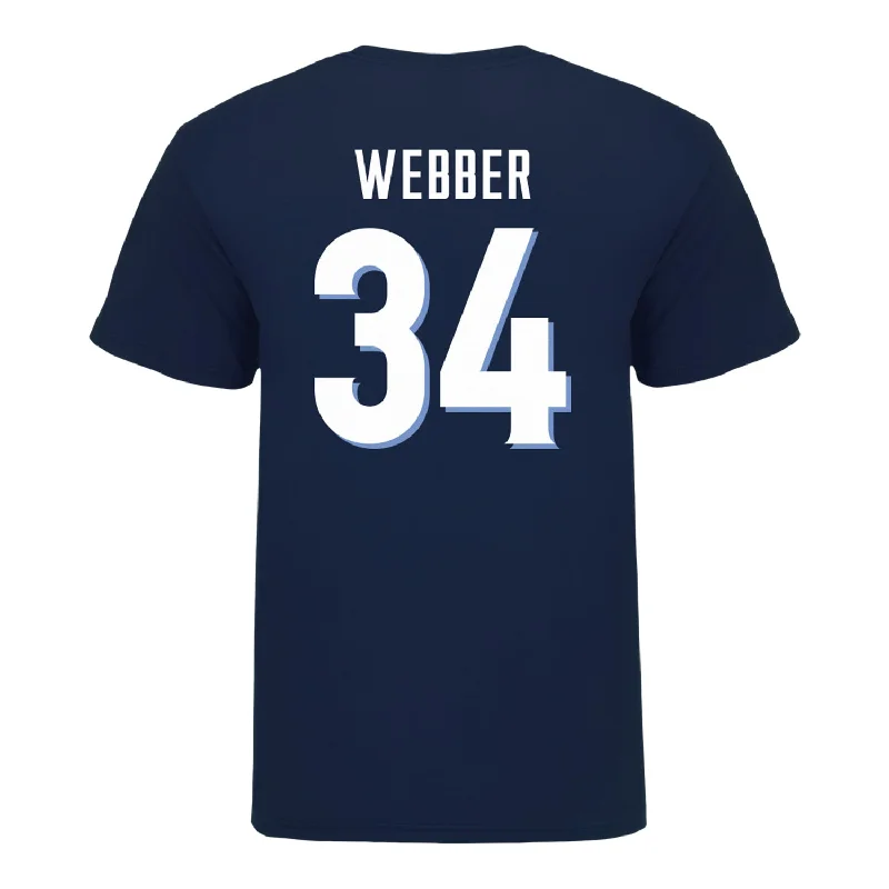 Villanova Women's Basketball Student Athlete Navy T-Shirt #34 Maddie Webber