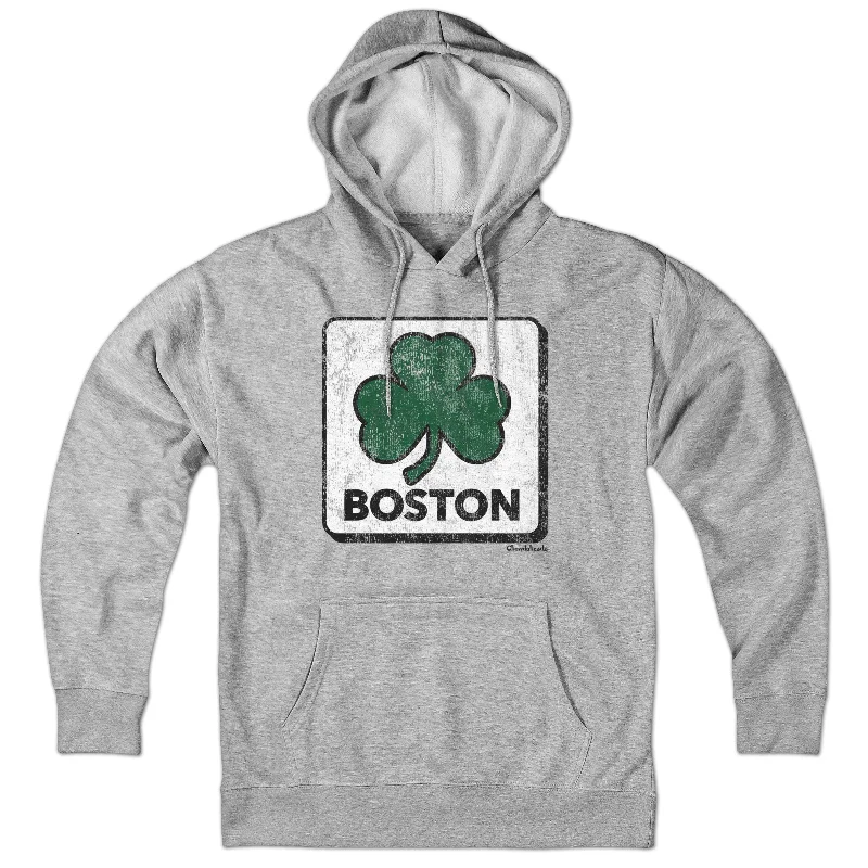 Vintage Shamrock Sign Hoodie