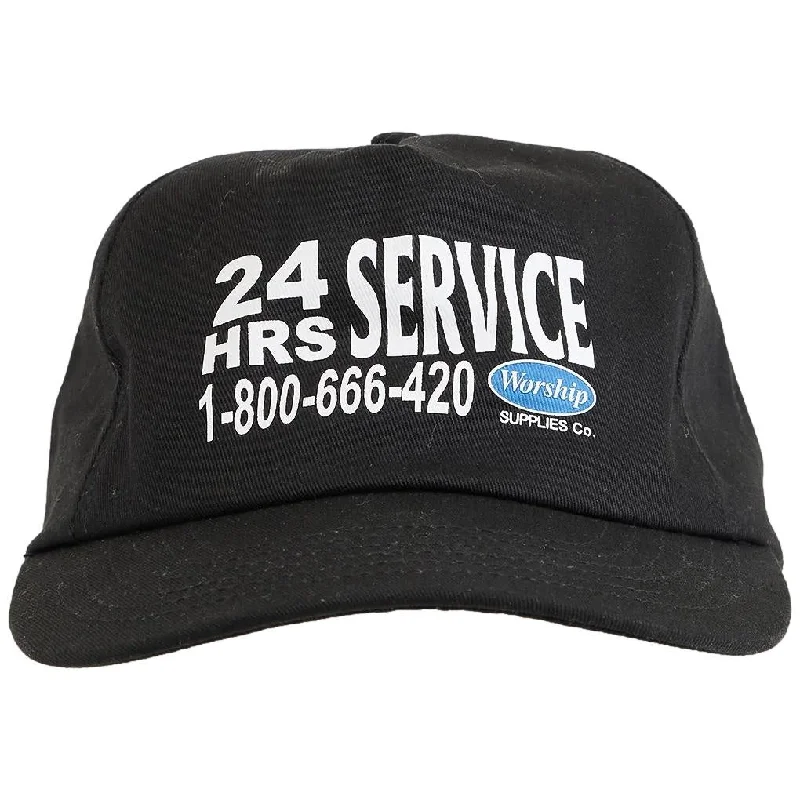 Worship Exterminator Hat Black