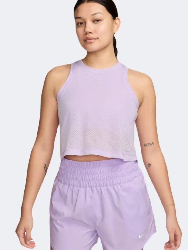 Nike One Classic Df Breathe Women Training Tank Lilac Bloom/Black