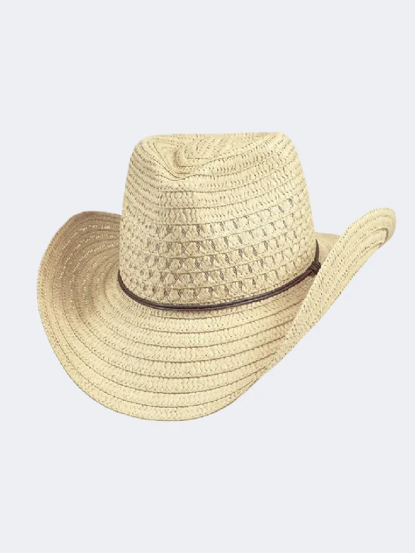 Stamion Cowboy Men Beach Hat Natural