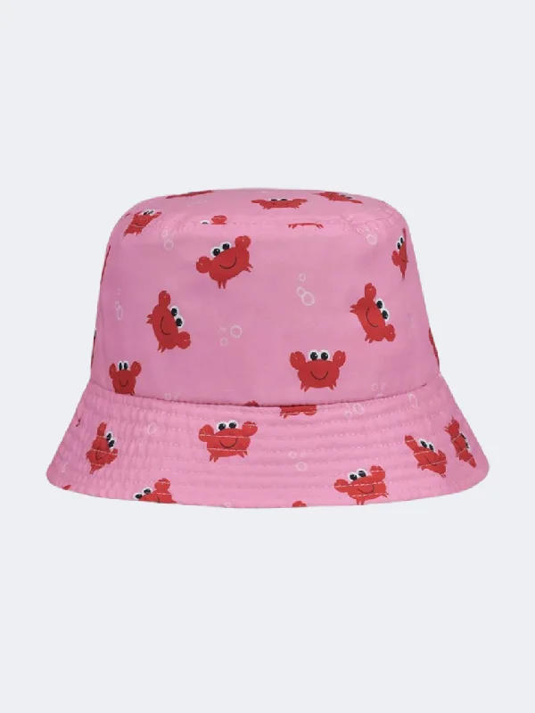 Stamion Crab Infant Girls Beach Hat Pink