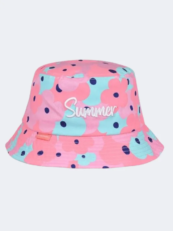 Stamion Summer Theme Girls Beach Hat Pink