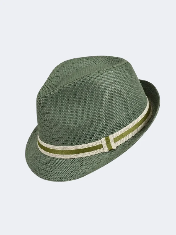 Stamion Trilby Men Beach Hat Green