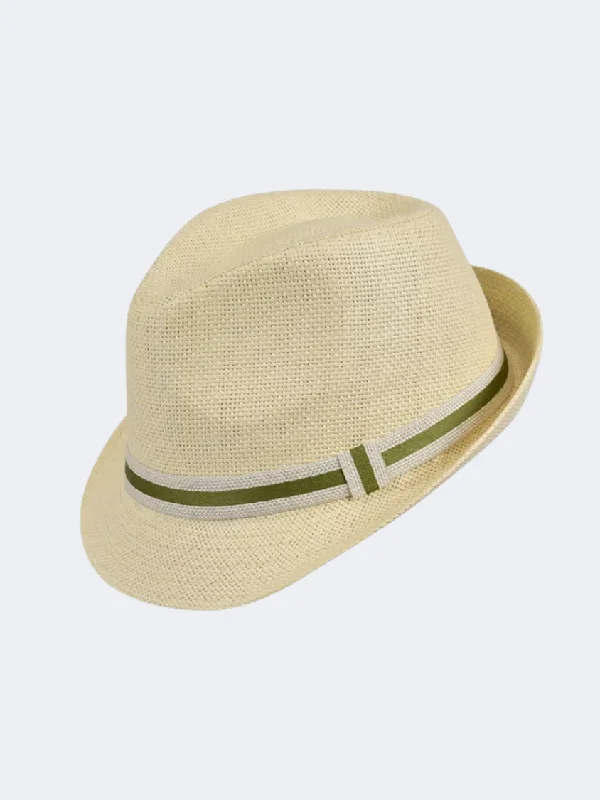 Stamion Trilby Men Beach Hat Natural