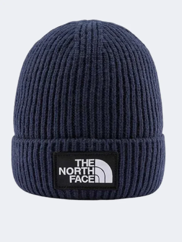 The North Face Logo Box Cuffed Unisex Lifestyle Beanie Navy