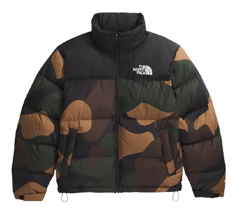 1996 Retro Nuptse Jacket | Block Camo/Black