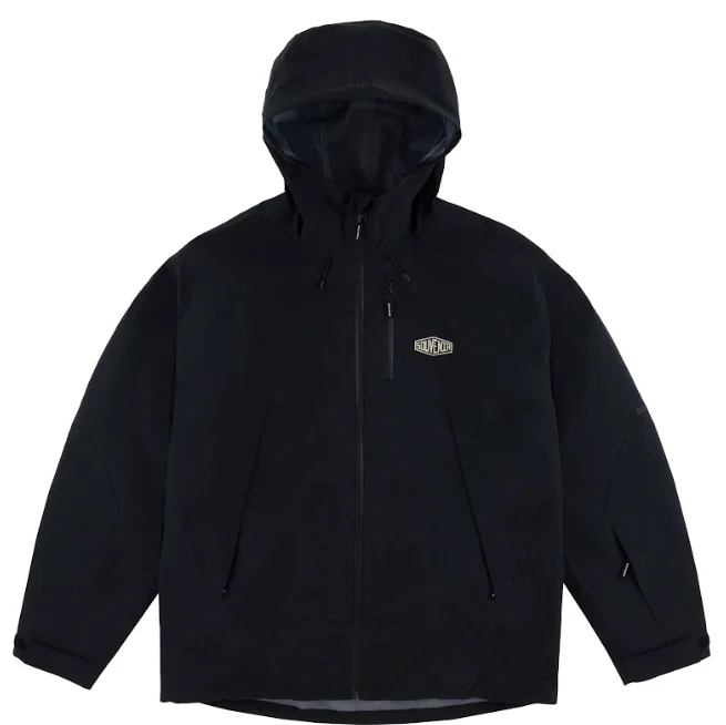 3 Ply Ripstop Shell Jacket | Black