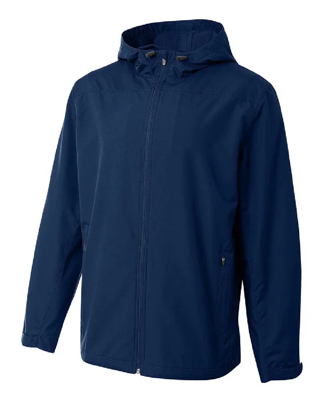 A4 N4264 Full Zip Force Windbreaker Jacket - Navy