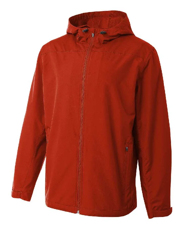 A4 N4264 Full Zip Force Windbreaker Jacket - Scarlet