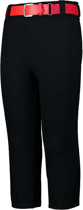 Augusta 1485 Pull-Up Baseball Pant With Loops - Black