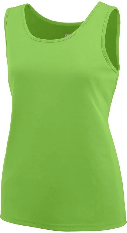 Augusta 1705 Ladies Training Tank - Lime