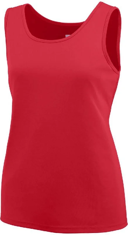 Augusta 1705 Ladies Training Tank - Red