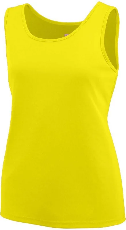 Augusta 1705 Ladies Training Tank - Yellow