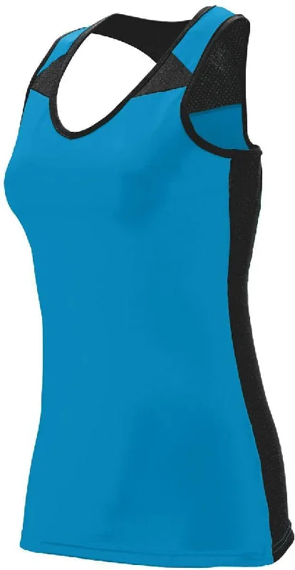 Augusta 2426 Ladies Zentense Tank - Blue Black