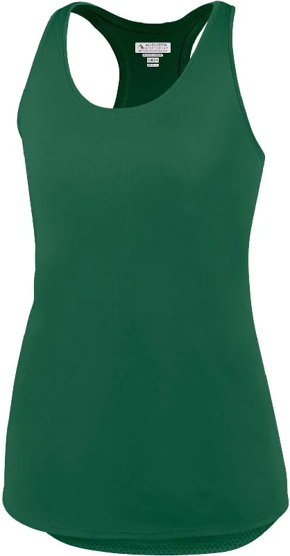 Augusta 2434 Ladies Sojourner Tank - Dark Green