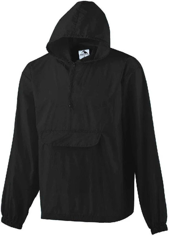 Augusta 3130 Pullover Jacket In A Pocket - Black