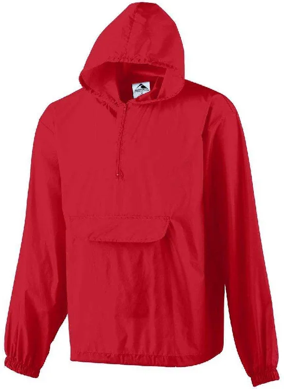 Augusta 3130 Pullover Jacket In A Pocket - Red