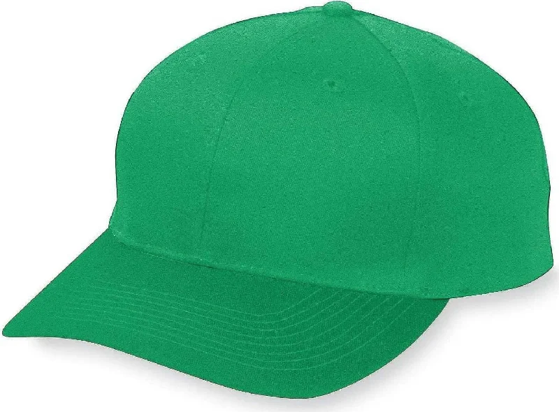 Augusta 6204 Six-Panel Cotton Twill Low-Profile Cap - Kelly