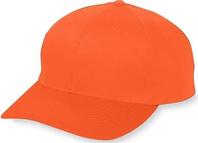 Augusta 6206 Six-Panel Cotton Twill Low-Profile Cap - Youth - Orange