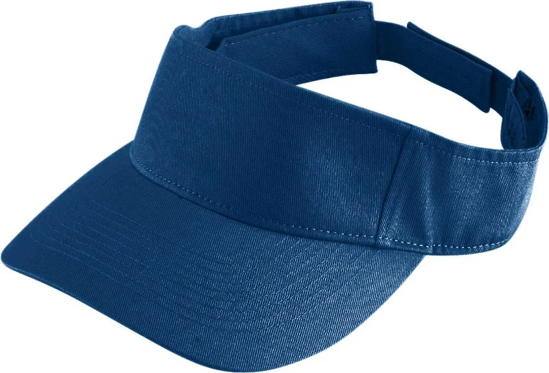 Augusta 6226 Sport Twill Visor - Youth - Navy