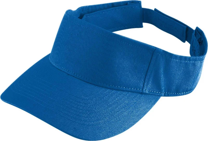 Augusta 6226 Sport Twill Visor - Youth - Royal