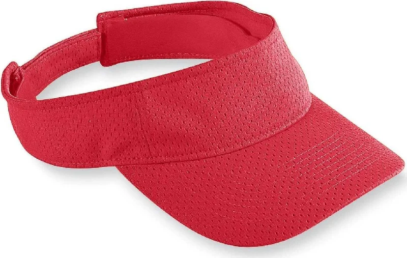 Augusta 6227 Athletic Mesh Visor - Red