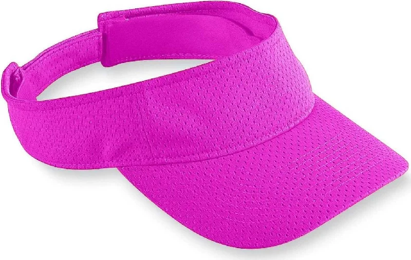 Augusta 6228 Athletic Mesh Visor - Youth - Power Pink