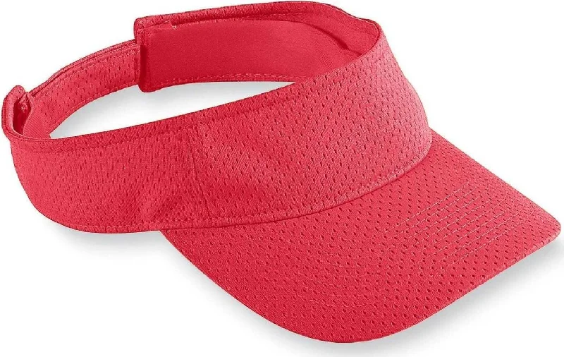 Augusta 6228 Athletic Mesh Visor - Youth - Red