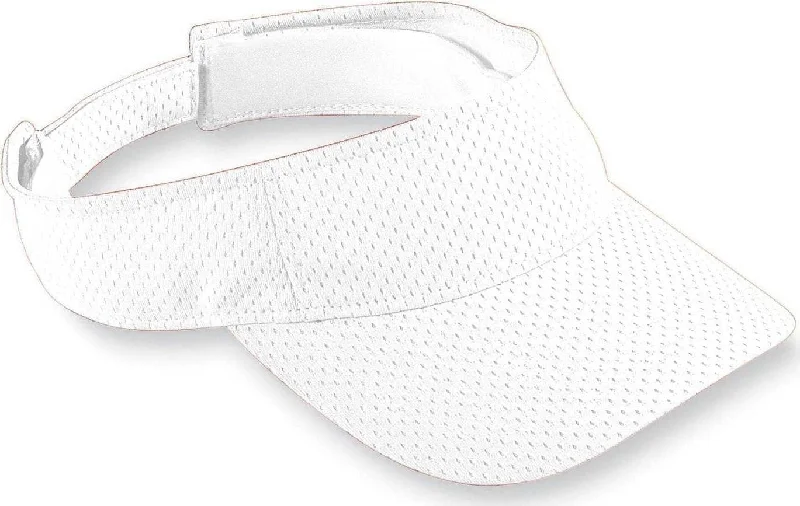 Augusta 6228 Athletic Mesh Visor - Youth - White