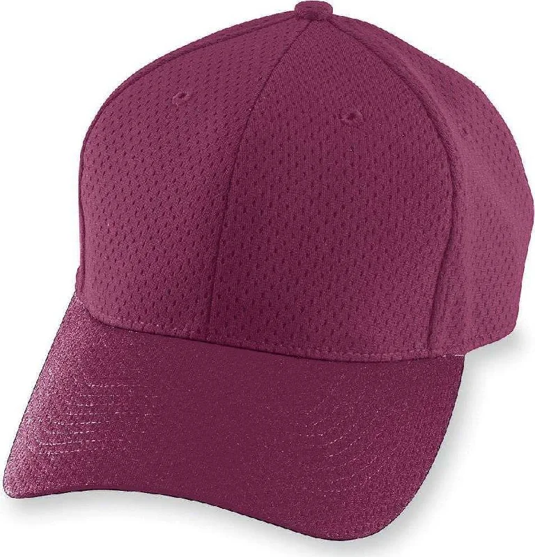 Augusta 6235 Athletic Mesh Cap - Maroon