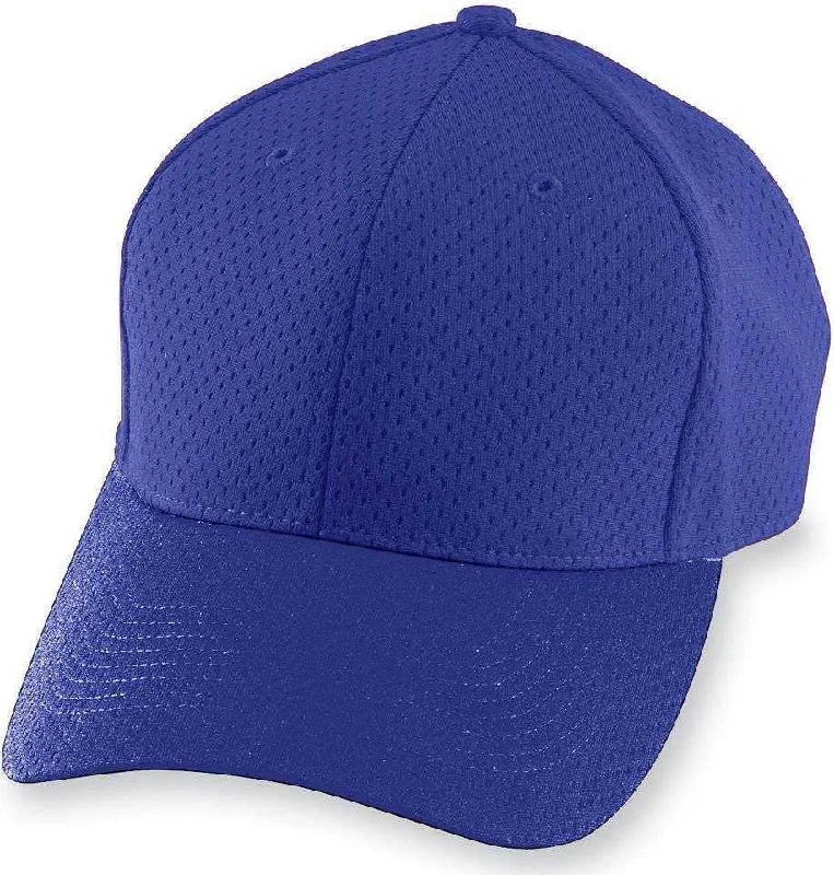 Augusta 6235 Athletic Mesh Cap - Purple