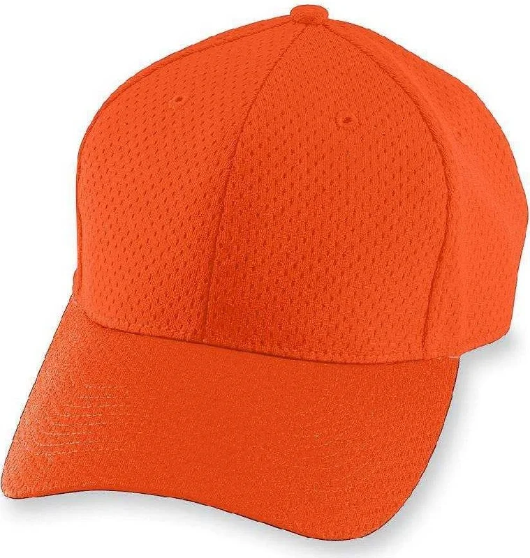 Augusta 6236 Athletic Mesh Cap - Youth - Orange