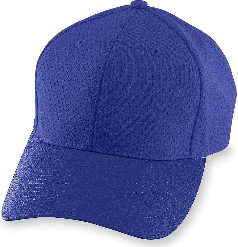 Augusta 6236 Athletic Mesh Cap - Youth - Purple