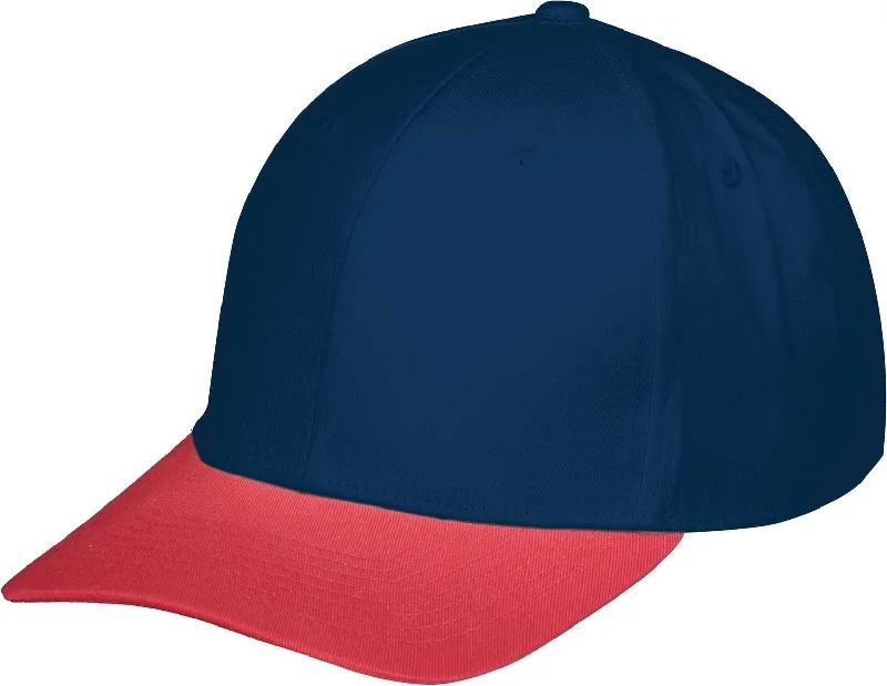 Augusta 6251 Rally Cotton Twill Cap - Navy Scarlet