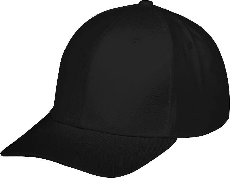 Augusta 6252 Youth Rally Cotton Twill Cap - Black