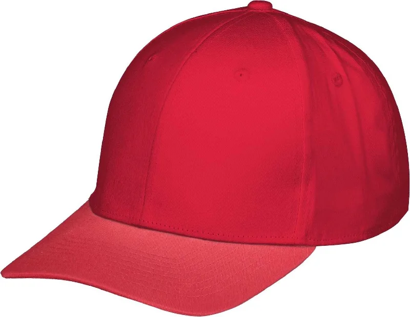 Augusta 6252 Youth Rally Cotton Twill Cap - Scarlet