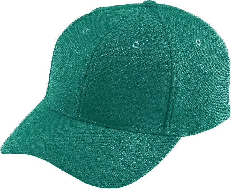 Augusta 6266 Adjustable Wicking Mesh Cap - Youth - Dark Green