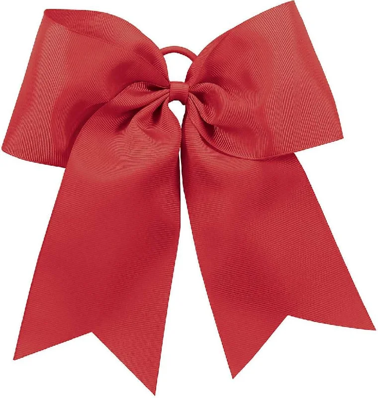 Augusta 6701 Cheer Hair Bow - Red