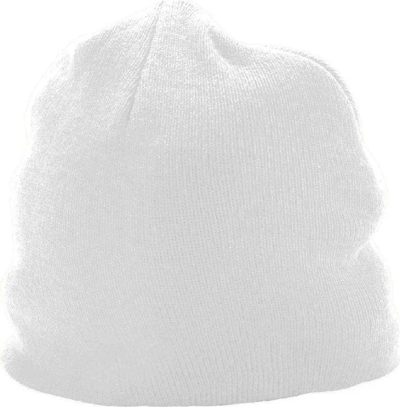 Augusta 6815 Knit Beanie - White