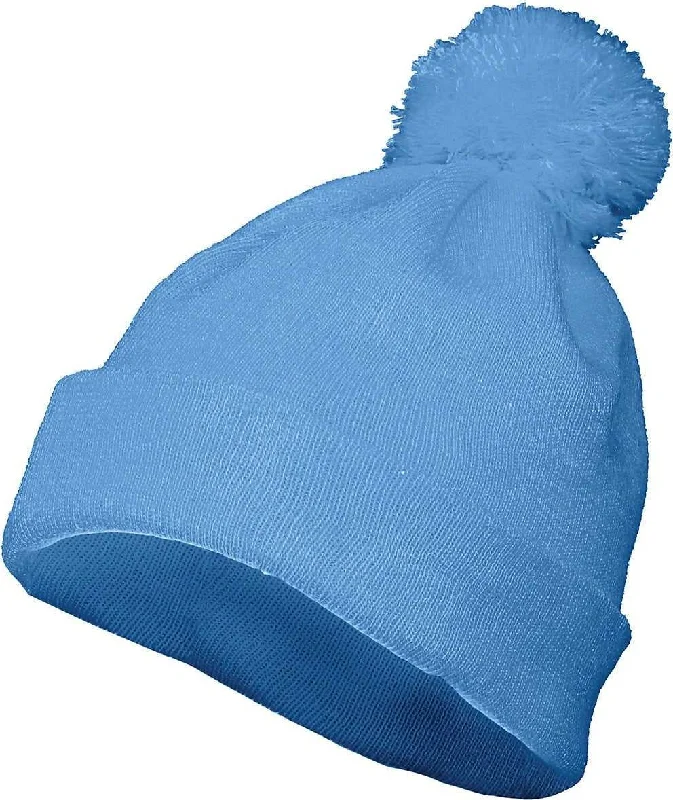 Augusta 6816 Pom Beanie - Columbia Blue